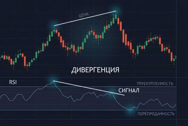 дивергенция RSI: как находить сигналы разворота на графике