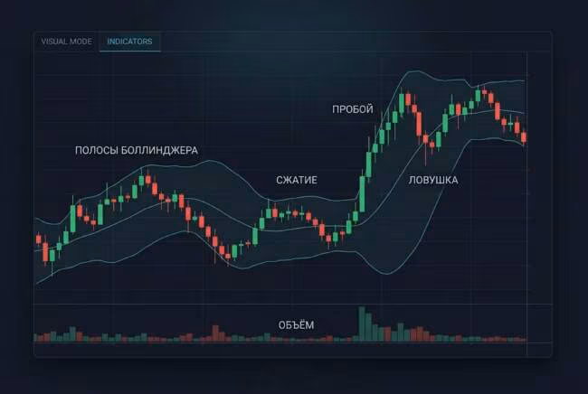 выход за полосы боллинджера: вход или ловушка тренда с пробоем